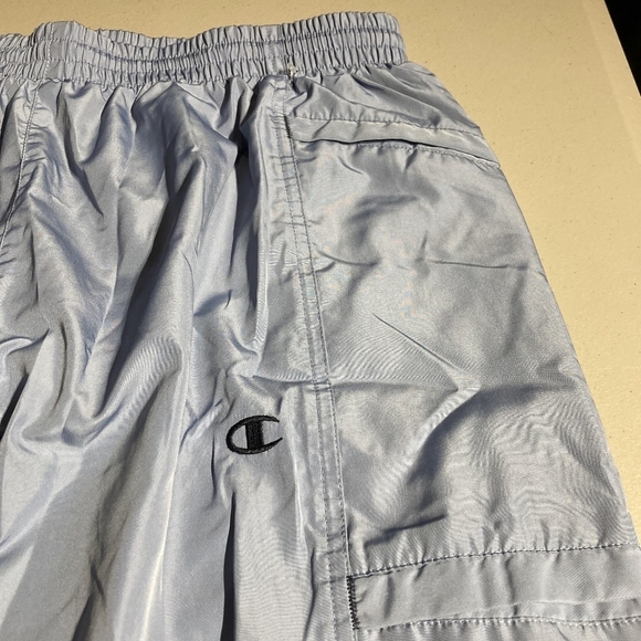Champion Athletic Pants Light Blue Men's Large L Athleisure Elastic Waist EUC - Picture 3 of 5